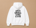Anti Small Tire Club White Hoodie